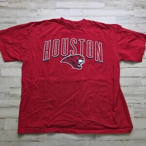 VTG University of Houston Cougars UH Red Graphic Tee Men's L